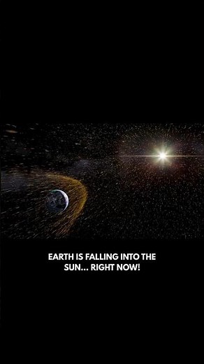 Why We Don’t Crash Into the Sun (The Truth About Orbits) #solarsystem #astronomy #orbit #shorts