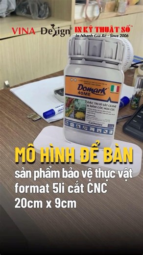 In standee mô hình sản phẩm để bàn - In Kỹ Thuật Số Since 2006