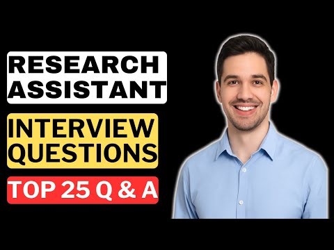 Research Assistant Interview Questions and Answers for 2025