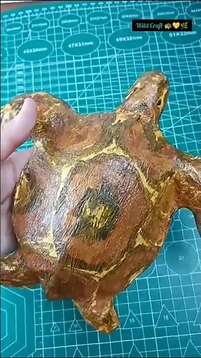 Sea Turtle with cardboard | Artesanato com papelão