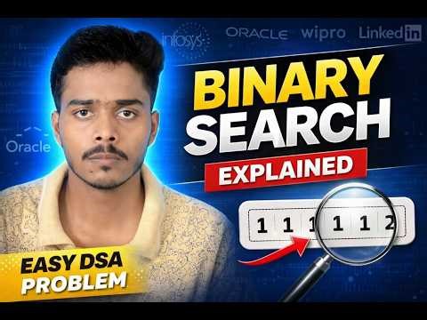 Binary Search Algorithm Explained | GFG POTD Solution | Easy Binary Search Problem (Step-by-Step)