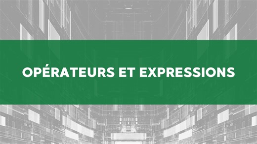 Les expressions Python