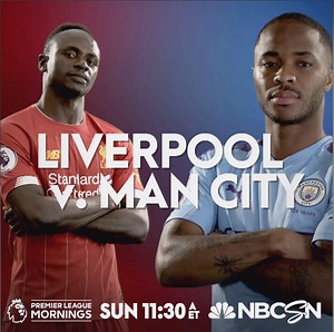 494K views · 84 shares | Liverpool v. Manchester City – SUN 11:30A NBCSN. The Champions of Europe take on the Champions of England! | NBC Sports Soccer | Facebook