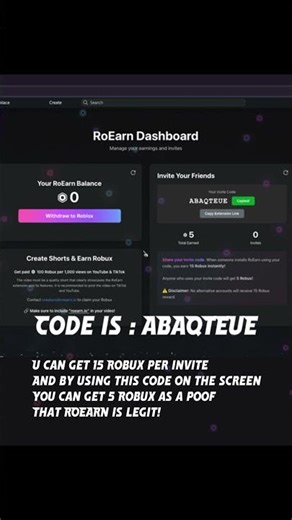 “roearn.io” Link in this videos bio! Dont miss out on this! C: #trend#edit #viral #roblox #robux