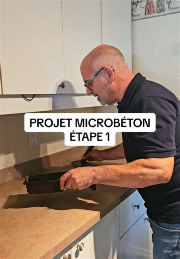 Projet MicroBéton - Étape par étape #microconcrete #microconcrete #concrete #finitec #projetbéton #microbeton #designers #designinterieur #finitecmicroconcrete #project