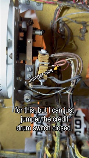 Making an old pinball machine to run without need for coins. #pinball #mods #retrogaming