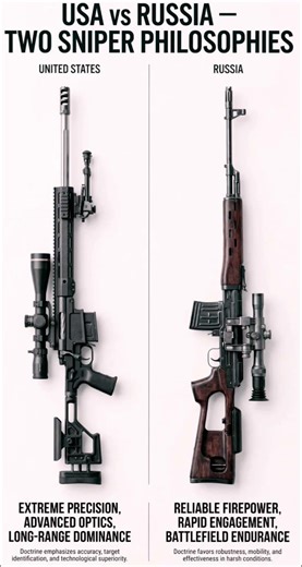 USA vs Russia: Two Sniper Philosophies Explained#SniperRifle