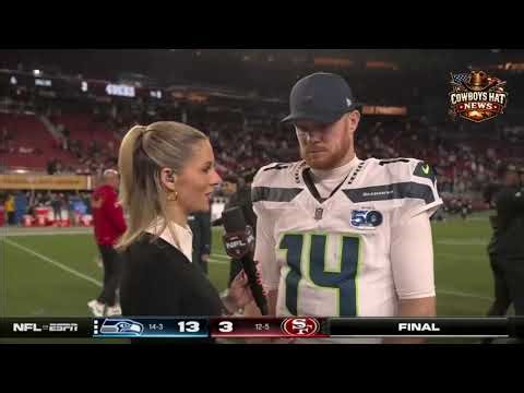 Seahawks QB Sam Darnold Questionable With Oblique Injury, But Expects to Play vs. 49ers