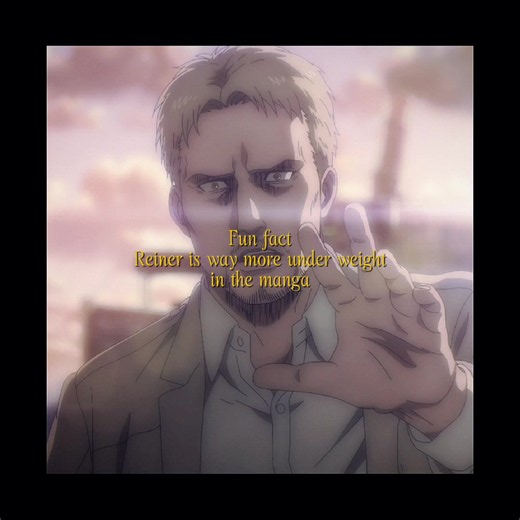 #FUNFACT // post 3 // Fun fact Number 2 🥹 // #attackontitans #aot #sad #reiner