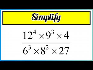 Simplify | Exponents and Powers