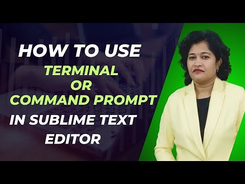 How to use Terminal or command prompt in the Sublime Text Editor, Sublime Editor in Windows, Ubuntu