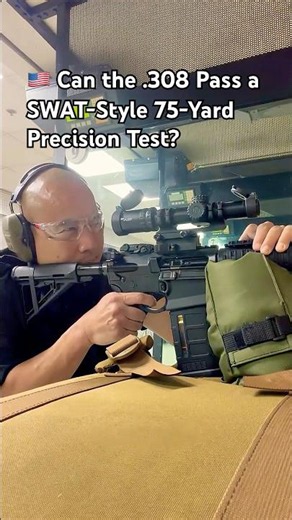 🇺🇸 Can the .308 Pass a SWAT-Style 75-Yard Precision Test?
