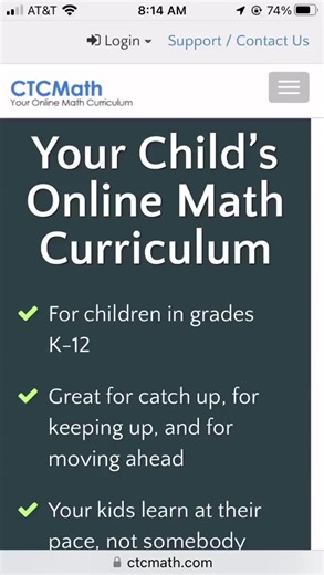It's simple. CTCMath is good at teaching your kids math. It's also good at alleviating your stress and helping you save time. Start your free trial today☀️ #homeschool #homeschooling #howtohomeschool #ctcmath #homeschoolmom #mathsuccess #mathfun #mathforkids #mathhelp #matheducation | CTCMath
