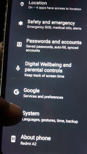 How to Change Navigation gesture in Redmi phone #smartphone #ytshorts