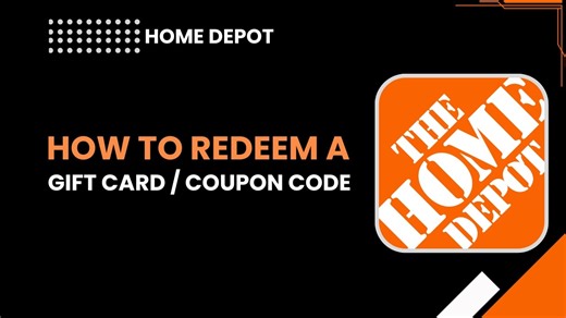 How to Redeem a Gift Card or Coupon Code on Home Depot App (Step-by-Step Guide 2026)