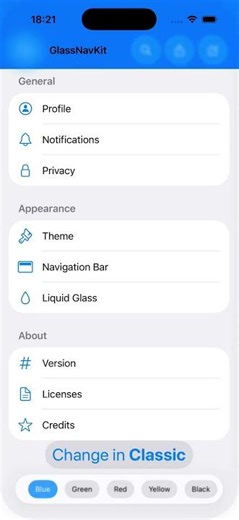 GlassNavKit Demo