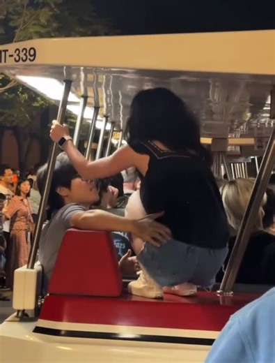 Foosgonedisney on Instagram: "Be honest… who’s the friend that refuses to wait? 😭🚋 #foosgonedisney"