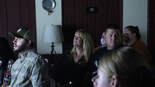 They braved watching 'The Conjuring' in the Conjuring House on Halloween. Here's what happened.