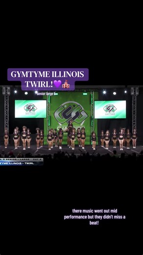 it’s GYMTYME OVER EVERYTHING!💜🎪 Very very smart cheerleading from these girls! #gymtymeil #foryou #twirl #allstarcheer #csg
