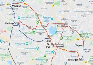 DPR for Hyderabad Metro's Phase 2 Submitted to Telangana Govt