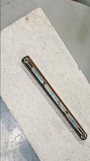 Flame Anodizing Pattern Welded Titanium 🔥