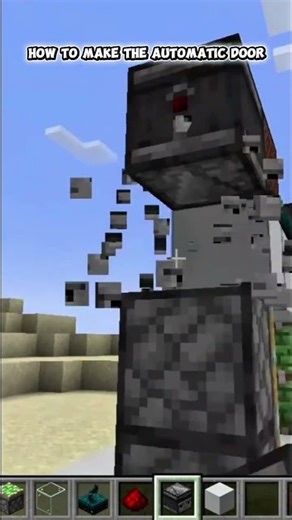 Minecraft: Sound Activated Door! 🚪🔊 (No Pressure Plates)