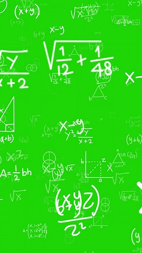 Math Equation Green Screen Overlay for Memes