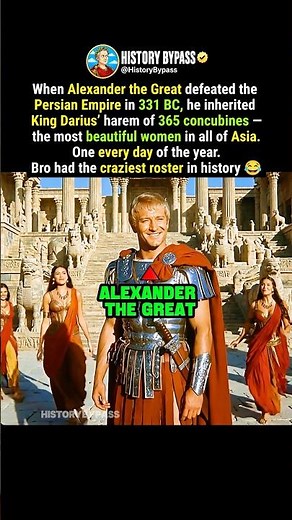 Alexander the Great's insane roster 😳 #history