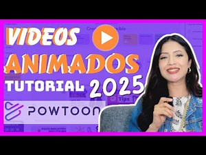 ✨¿Cómo crear VIDEOS CON DIBUJOS para Cursos? | ¡POWTOON! (Tutorial ACTUALIZADO 2025)✨🎯
