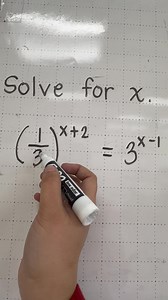 32K views · 343 reactions | Using the negative exponent rule to make the base the same #mathematics #tutorial #fypシ゚ #viralvideo | Titser Gaming | Facebook