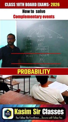 This Maths Shortcut Will Save You in Exams ⏱️! Complementary Probability #maths #mathematics #iitjee