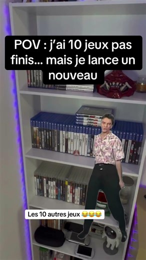 Pov: j’ai 10 jeux pas finis… mais je lance un nouveau 😂 #humour #glpgamingfr #ps5 #xbox #pcgaming