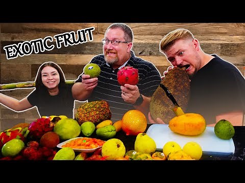 Trying Exotic Fruit For The First Time!