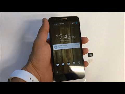 How to install SD and SIM card into Alcatel Fierce 4