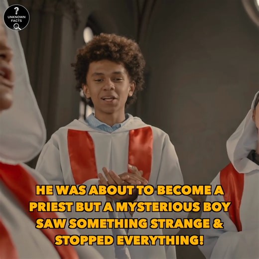 127K views · 1.3K reactions | He Was About To Become A Priest But A Mysterious Boy Saw Something Strange & Stopped Everything! | Unknown Facts | Facebook