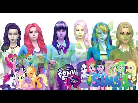 Equestria Girls (My Little Pony) || The Sims 4 CAS || CC LINK