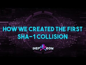 How we created the first SHA-1 collision and what it means for hash security - Defcon 25