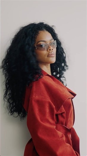 Play in color. Teyana Taylor wears Calvin Klein Collection by Veronica Leoni to the Spring 2027 Show