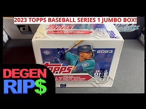LOADED! 2023 Topps Series 1 Baseball Jumbo Box Review!