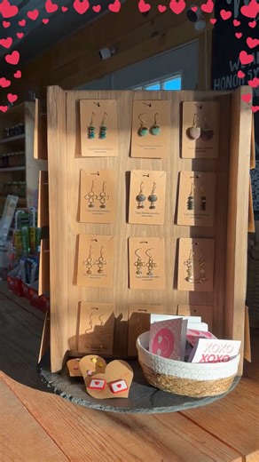 We’re excited to now carry Toni Maria Jewelry in the farm store! Beautiful, locally made earrings, necklaces & bracelets—just in time for Valentine’s Day. 💕 | Pine Ridge Acres