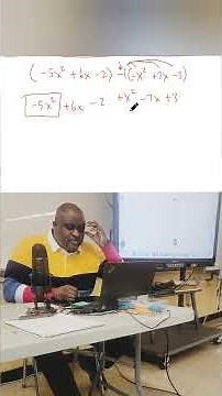 Math Rap Freestyle # 151 "Subtracting Polynomials"