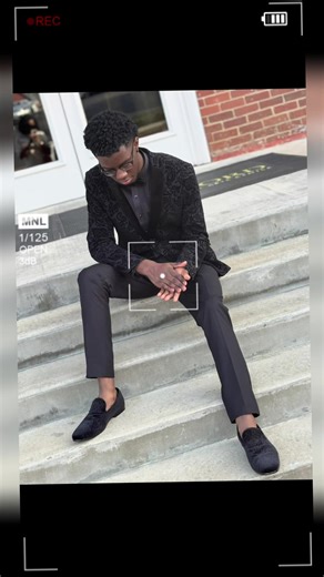 No regrets!! 18 and striking poses like it’s second nature. #modeling #son #allblackeverything