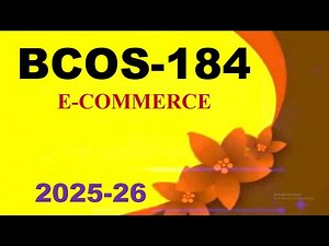 IGNOU BCOS-184 Solved Assignment English Medium 2025-26