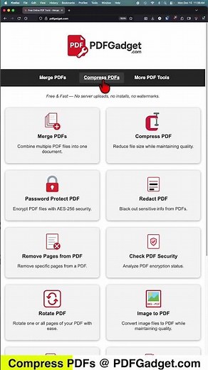 How to Compress PDF File for FREE