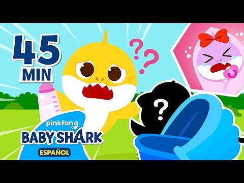 Episodios Completos de ¡Aquí Estás! Tiburón Bebé Niñero | Cuentos Infantiles | Baby Shark en español