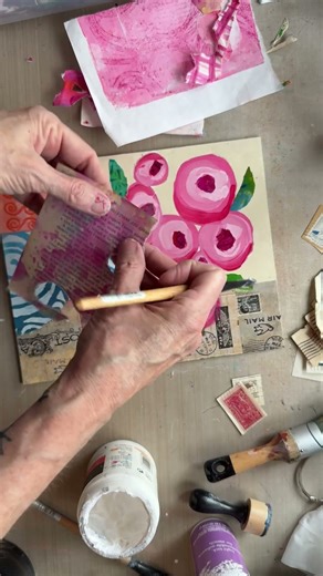 New to mixed media? Start here! #ElizabethStHilairePatreon#PatreonArtCommunity#MixedMediaBeginners