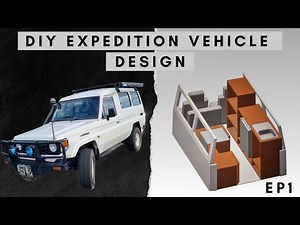 Concept design for a DIY overland vehicle. Troopy build EP.1