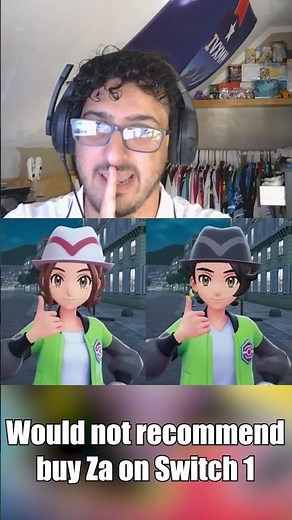 Switch 1 vs Switch 2 Legend Za Gameplay #pokemon #nintendo #gaming #pokemonlegendsza