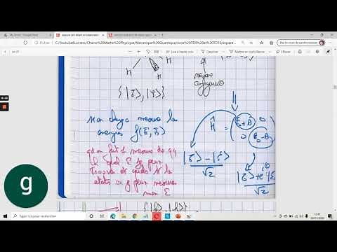 mécanique quantique représentation matricielle d'un opérateur