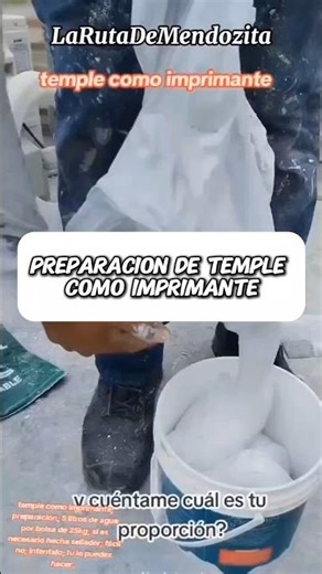 Preparation of tempera as a primer